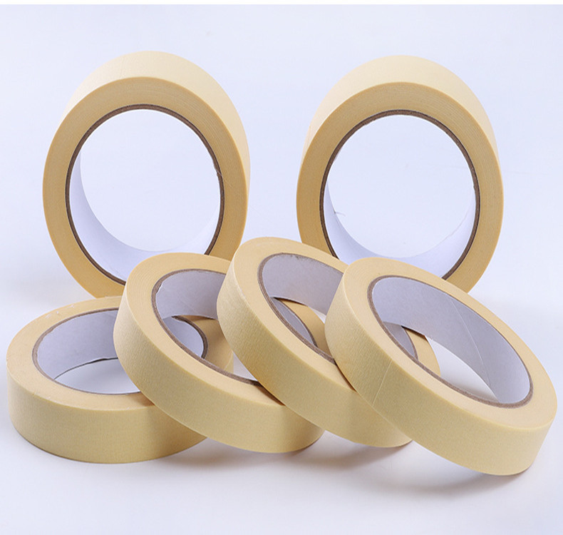 耐溫80°美紋紙膠帶 米黃色高溫美紋紙膠帶